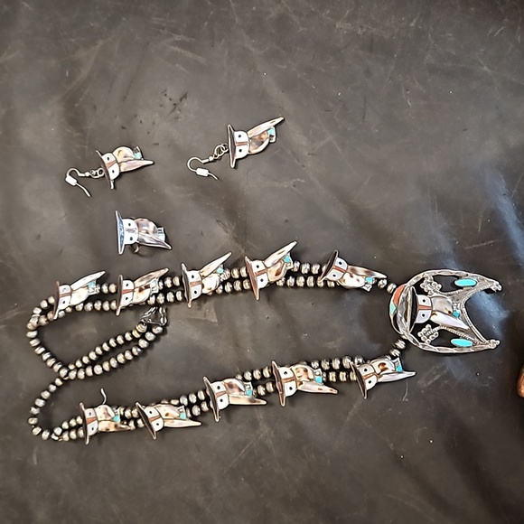 pw natewa Jewelry - Authentic vintage pw natewa zuni NM owl native American set
